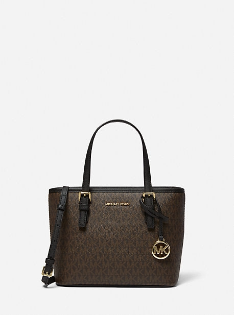 Jet Set Travel Extra-Small Logo Top-Zip Tote Bag