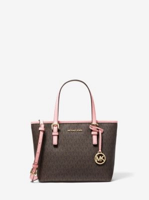 Jet Set Travel Extra-Small Logo Top-Zip Tote Bag