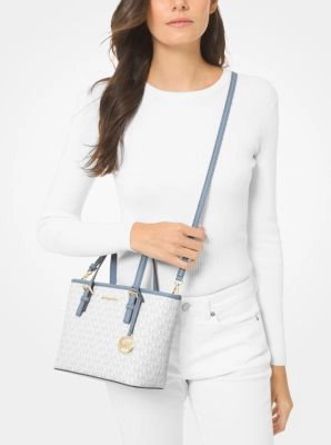 Jet Set Travel Extra-Small Logo Top-Zip Tote Bag