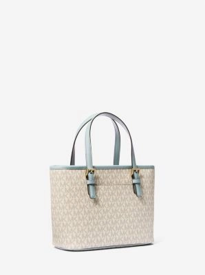 Jet Set Travel Extra-Small Logo Top-Zip Tote Bag