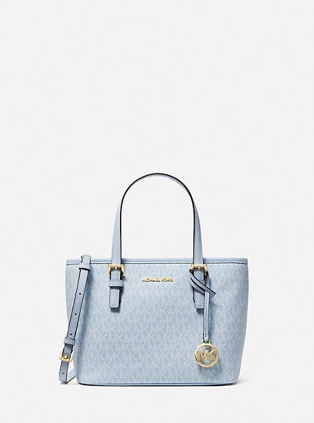 Jet Set Travel Extra-Small Logo Top-Zip Tote Bag