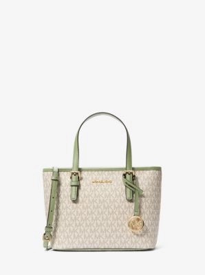 Jet Set Travel Extra-Small Logo Top-Zip Tote Bag