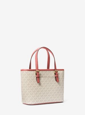 Jet Set Travel Extra-Small Logo Top-Zip Tote Bag