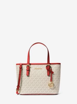 Jet Set Travel Extra-Small Logo Top-Zip Tote Bag
