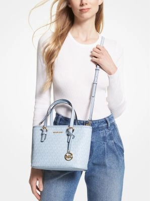 Jet Set Travel Extra-Small Logo Top-Zip Tote Bag