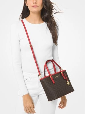 Jet Set Travel Extra-Small Logo Top-Zip Tote Bag