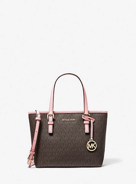 Jet Set Travel Extra-Small Logo Top-Zip Tote Bag