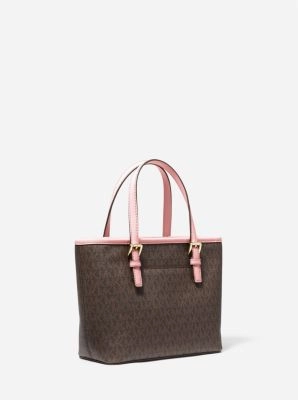 Jet Set Travel Extra-Small Logo Top-Zip Tote Bag