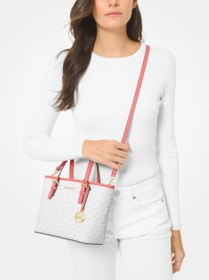 Jet Set Travel Extra-Small Logo Top-Zip Tote Bag