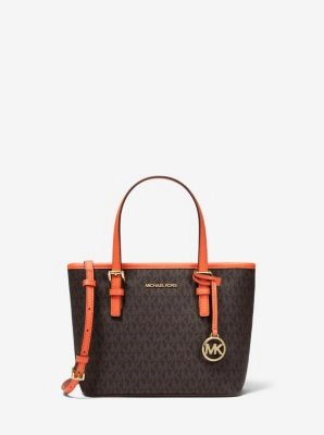 Jet Set Travel Extra-Small Logo Top-Zip Tote Bag