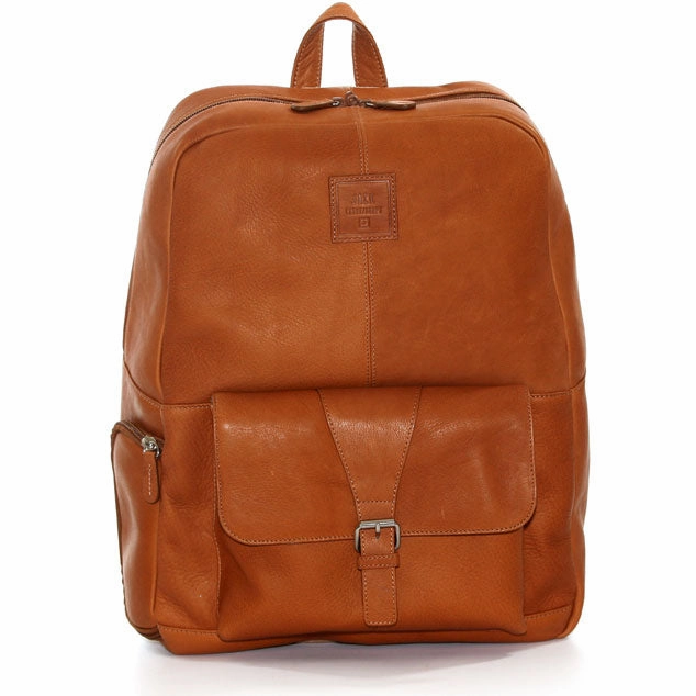 Jill-E Designs Jack Hemingway 15In Leather Laptop Backpack