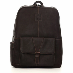 Jill-E Designs Jack Hemingway 15In Leather Laptop Backpack