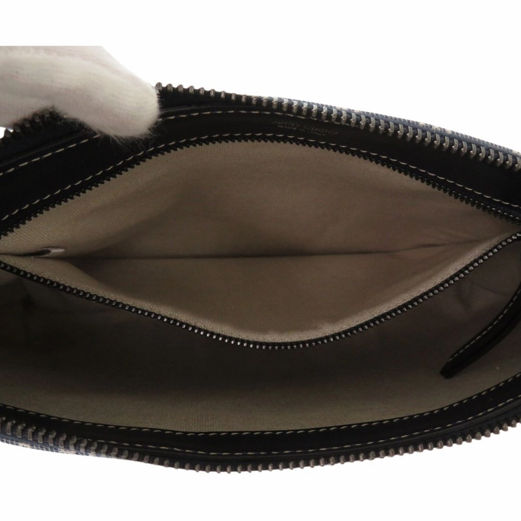 Jimmy Choo  Canvas Shoulder Bag (Pre-Owned)