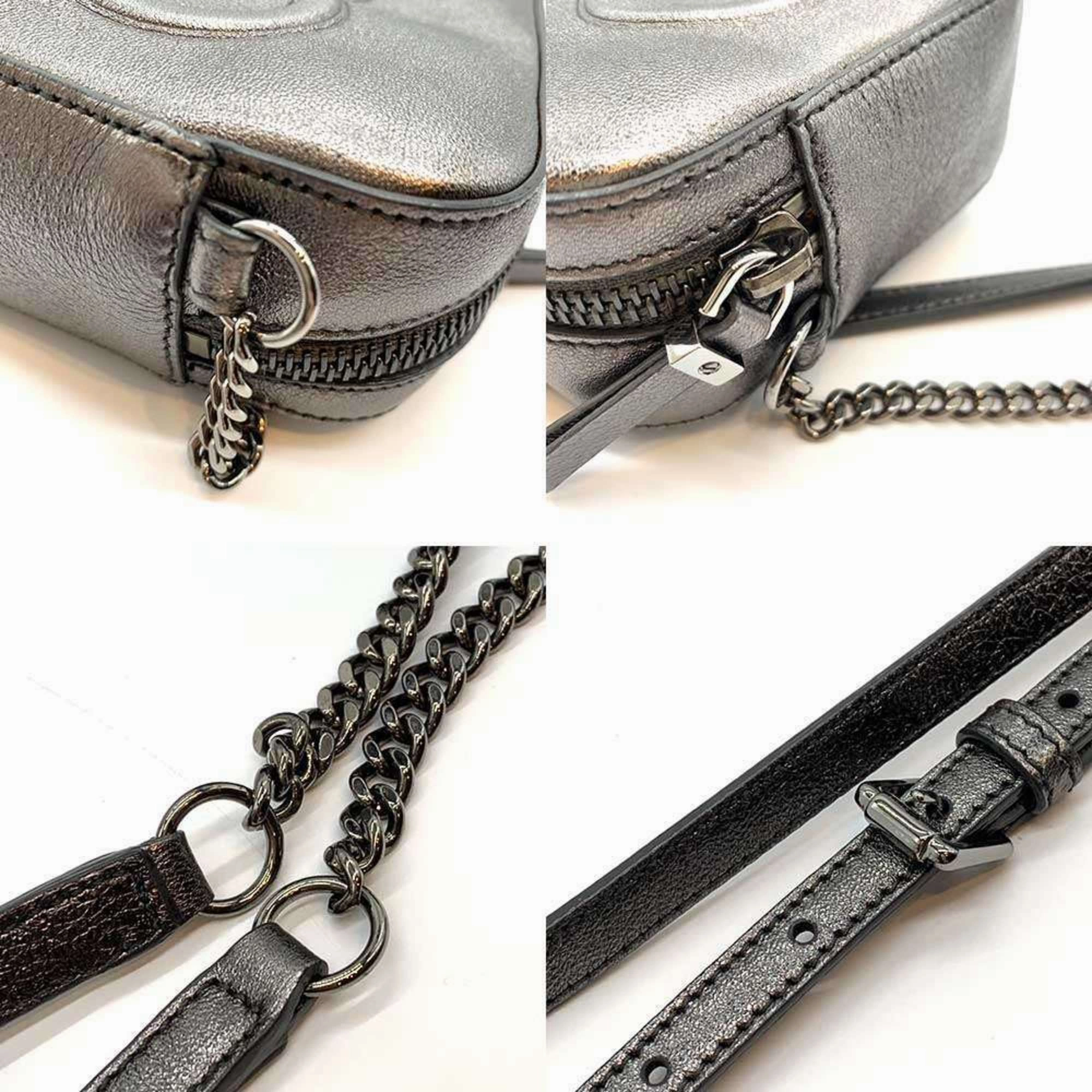 Jimmy Choo Leather Pochette Shoulder Bag (Pre-Owned)