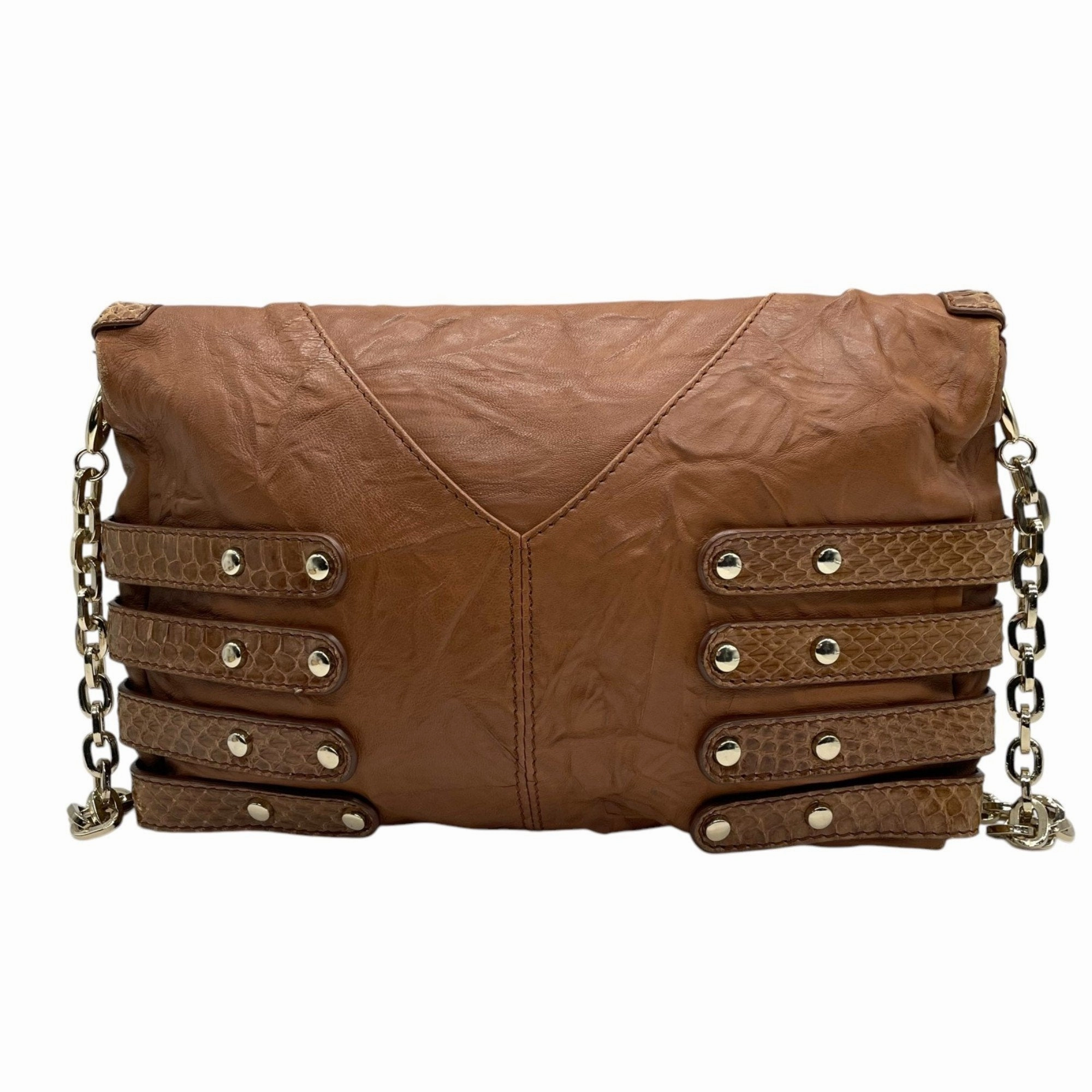 Jimmy Choo Leather Shoulder Bag (Pre-Owned)
