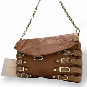 Jimmy Choo Leather Shoulder Bag (Pre-Owned)