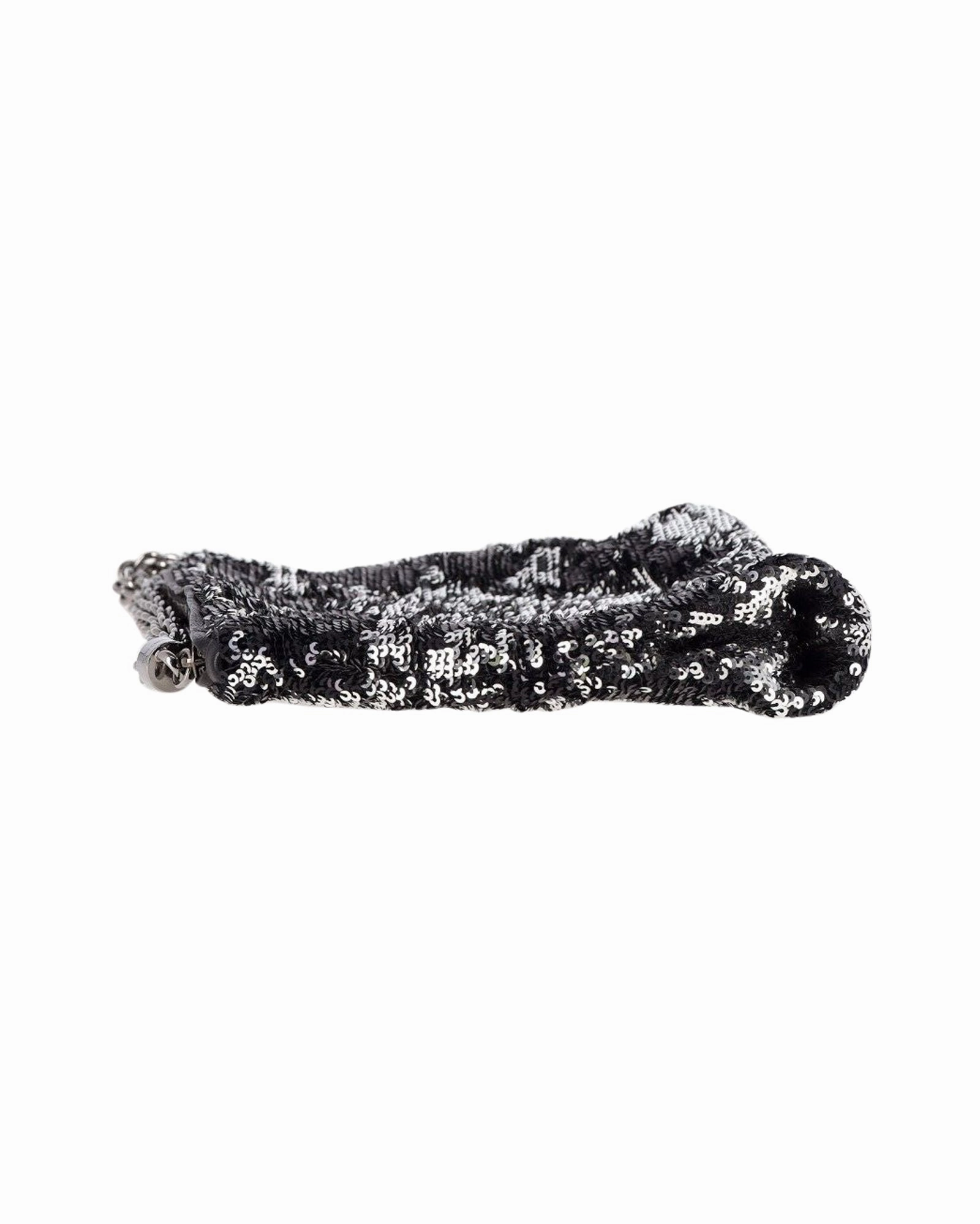 Jimmy Choo Medium Callie Clutch Bag In Black Sequins