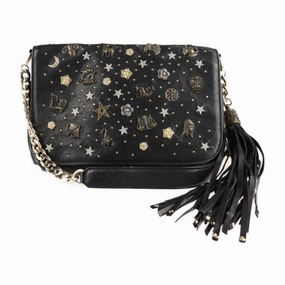 Jimmy Choo Studs  Leather Shoulder Bag (Pre-Owned)