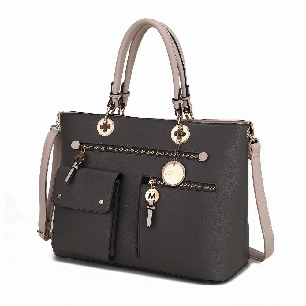 Julia Multi-Pocket Satchel Handbag