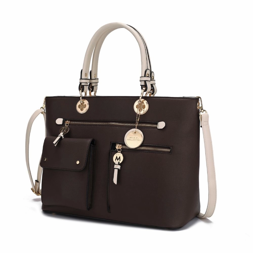Julia Multi-Pocket Satchel Handbag