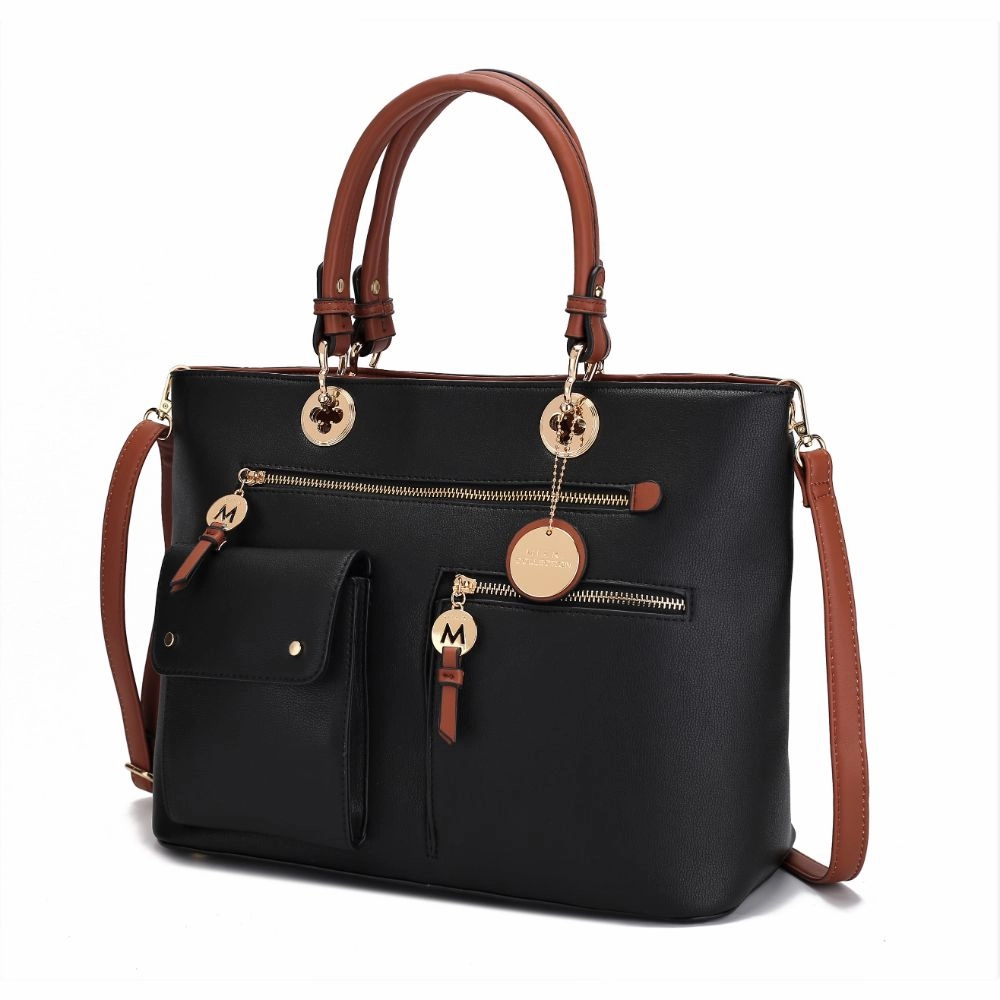 Julia Multi-Pocket Satchel Handbag