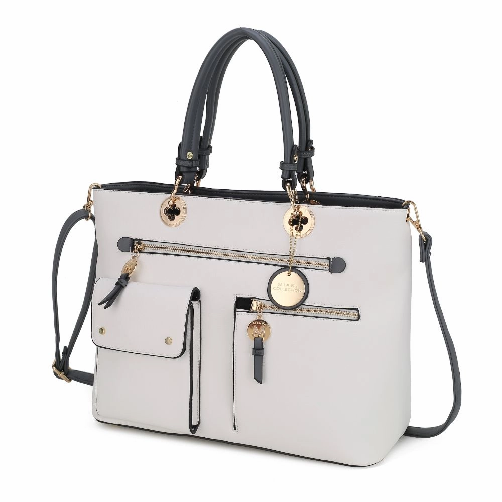 Julia Multi-Pocket Satchel Handbag