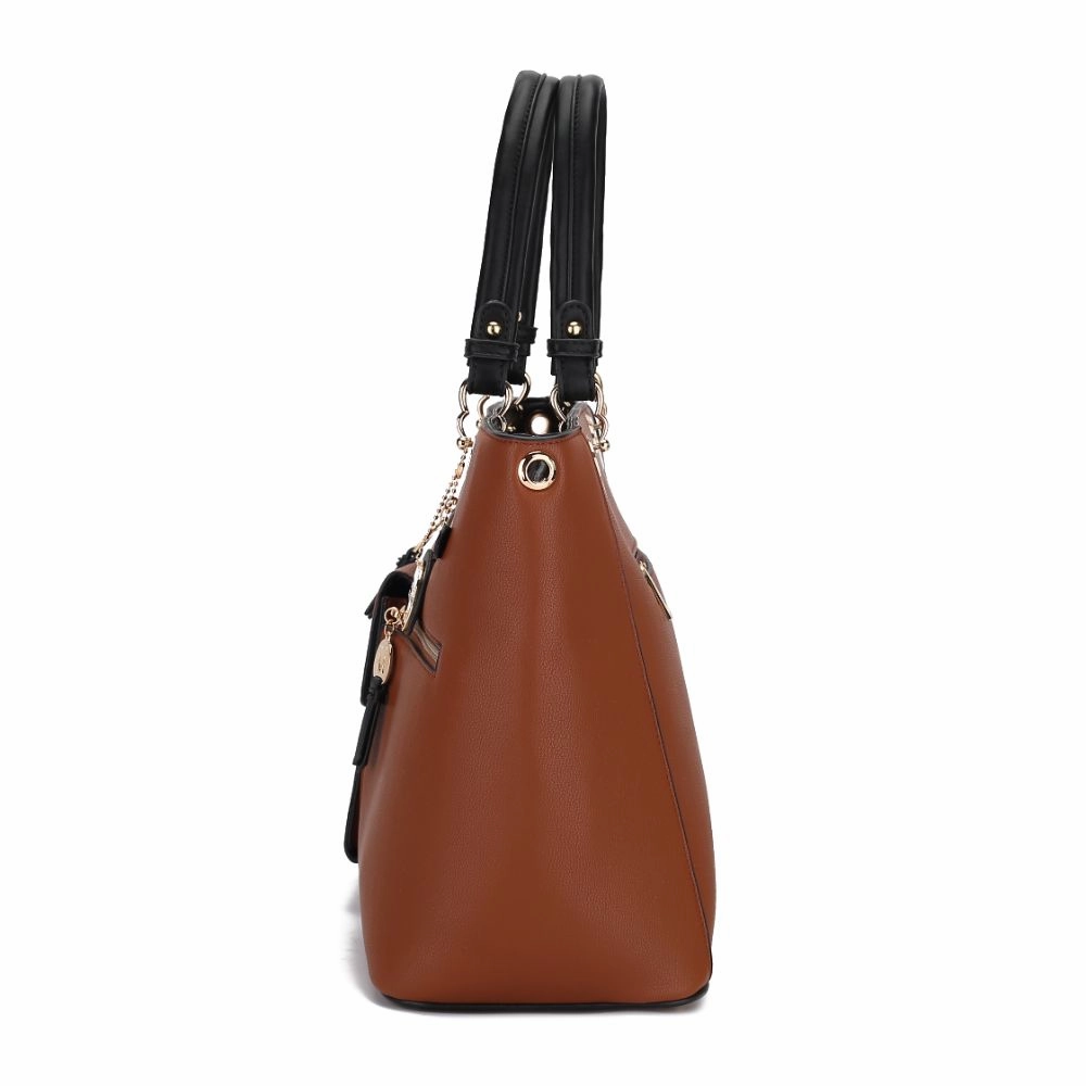 Julia Multi-Pocket Satchel Handbag