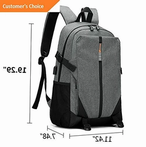 Kaputar Anti-Thief Backpack USB Charging External Laptop Travel Waterproof School Bag | Model