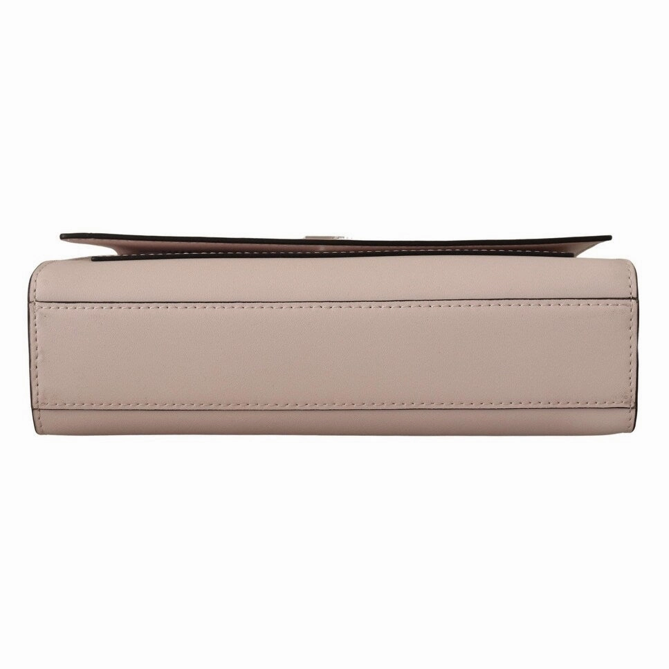 Karl Lagerfeld Mauve Elegance Leather Shoulder Women's Bag
