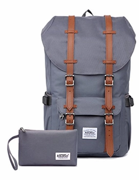 Kaukko Laptop Outdoor Backpack, Travel Hiking& Camping Rucksack Pack, Casual Large College School