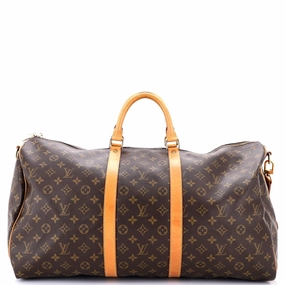 Keepall Bandouliere Bag Monogram Canvas 55