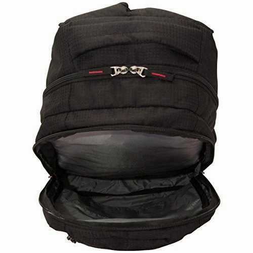 Kenneth Cole Reaction 1680D Polyester And Shadow Ripstop Double Gusset 17 Computer Backpack,