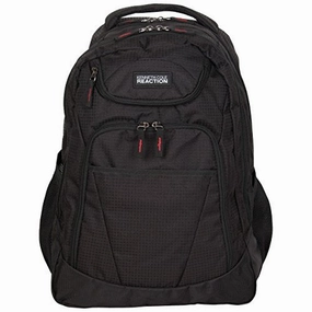 Kenneth Cole Reaction 1680D Polyester And Shadow Ripstop Double Gusset 17 Computer Backpack,