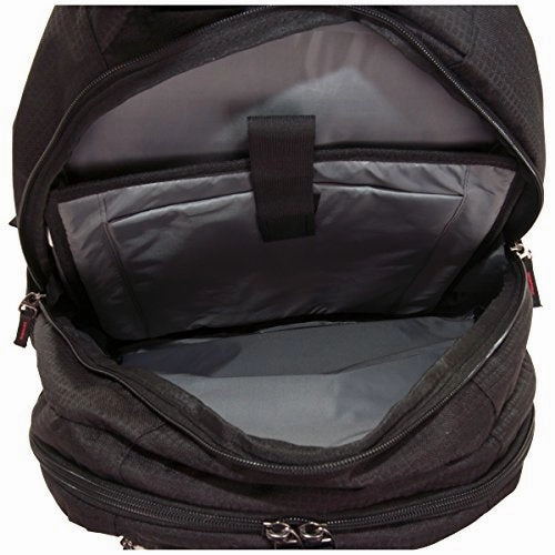 Kenneth Cole Reaction 1680D Polyester And Shadow Ripstop Double Gusset 17 Computer Backpack,