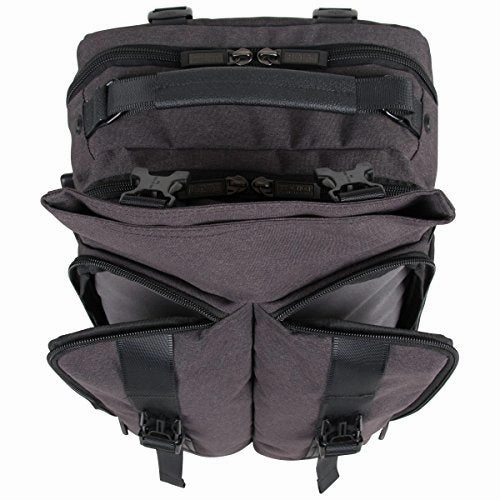 Kenneth Cole Reaction 600D Polyester Dual Compartment 15.6 Computer Business Backpack, Charcoal,
