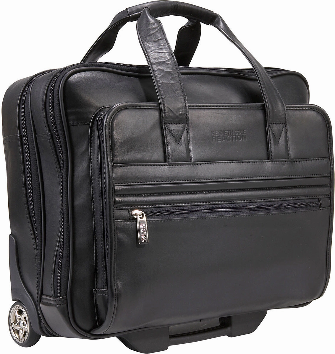 Kenneth Cole Reaction &Quot;Keep On Rollin&Quot; Double Gusset Wheeled Portfolio / Computer Case