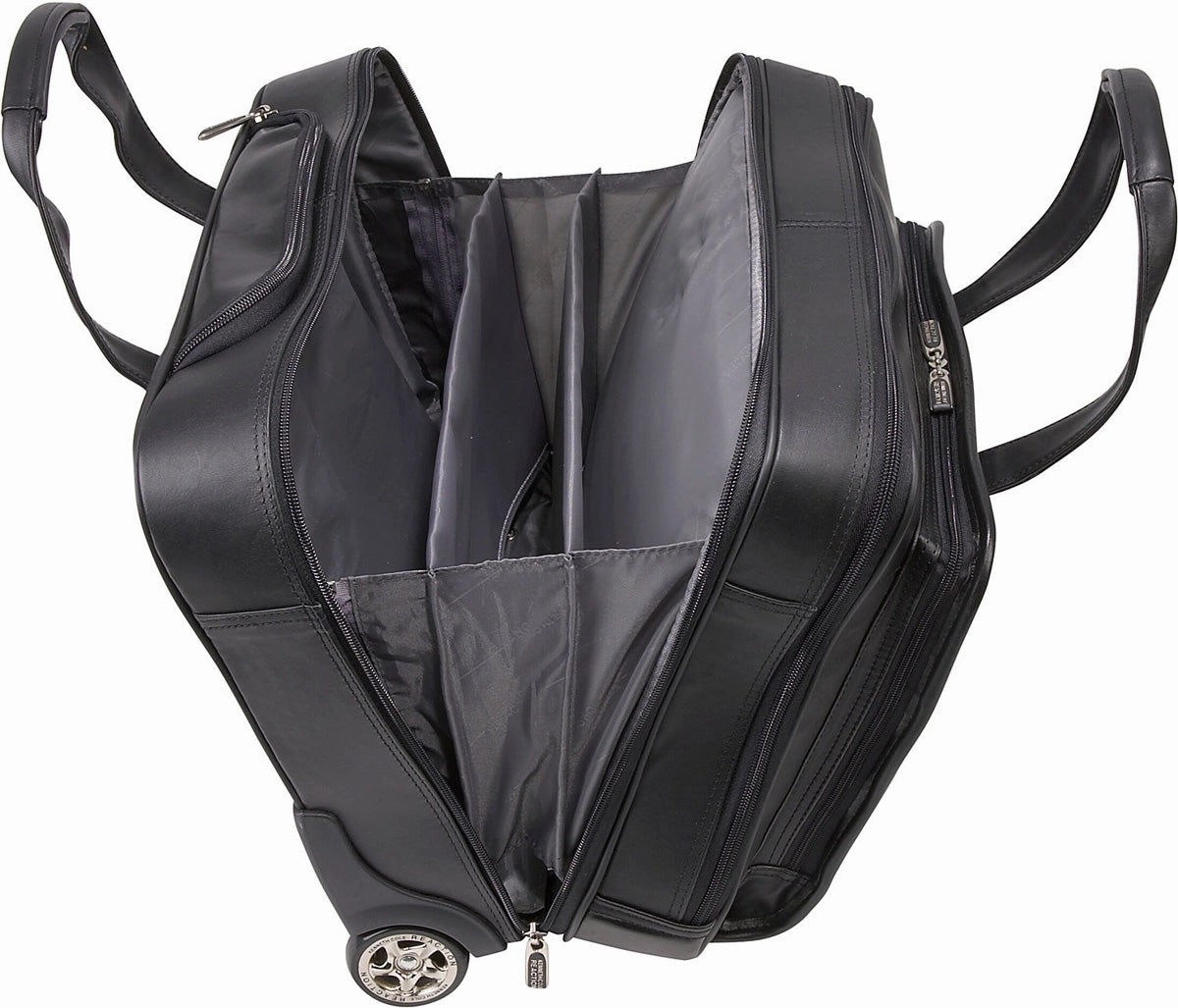 Kenneth Cole Reaction &Quot;Keep On Rollin&Quot; Double Gusset Wheeled Portfolio / Computer Case