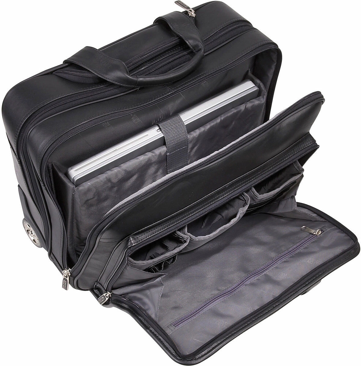 Kenneth Cole Reaction &Quot;Keep On Rollin&Quot; Double Gusset Wheeled Portfolio / Computer Case