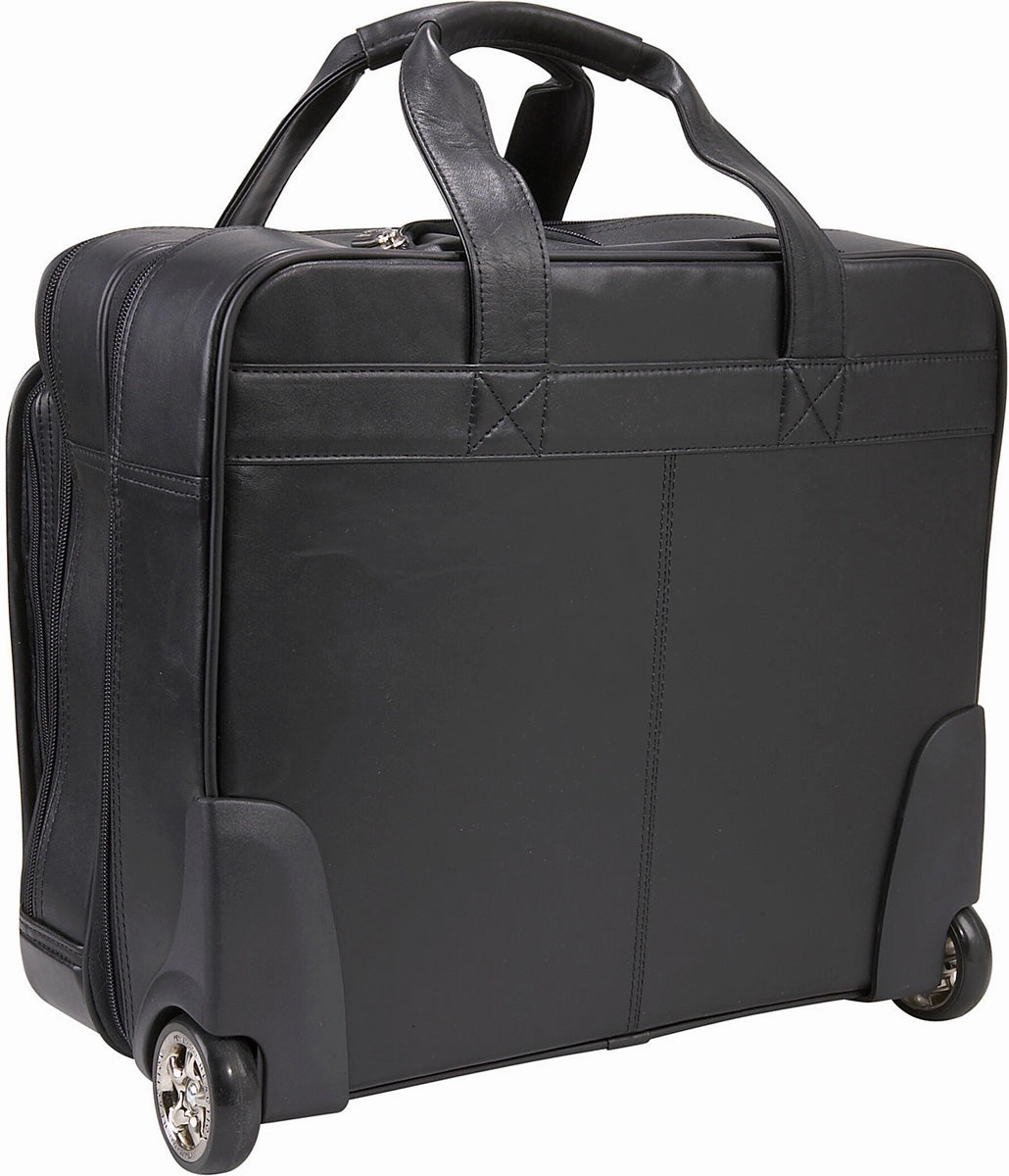 Kenneth Cole Reaction &Quot;Keep On Rollin&Quot; Double Gusset Wheeled Portfolio / Computer Case