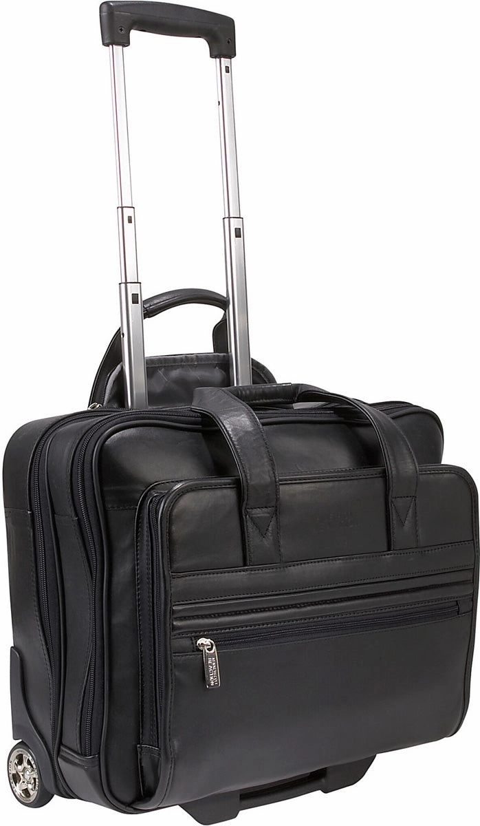 Kenneth Cole Reaction &Quot;Keep On Rollin&Quot; Double Gusset Wheeled Portfolio / Computer Case