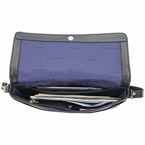 Kenneth Cole Reaction Women'S 15.0 Computer Case Crossbody Business Laptop Tote, Black, One Size