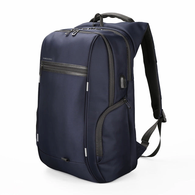 Kingsons 15"17"  Laptop Backpack External Usb Charge Computer Backpacks Anti-Theft Waterproof