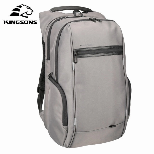 Kingsons 15"17"  Laptop Backpack External Usb Charge Computer Backpacks Anti-Theft Waterproof