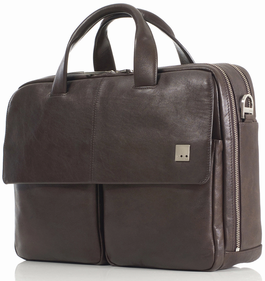 Knomo Brompton Warwick Double Compartment Brief