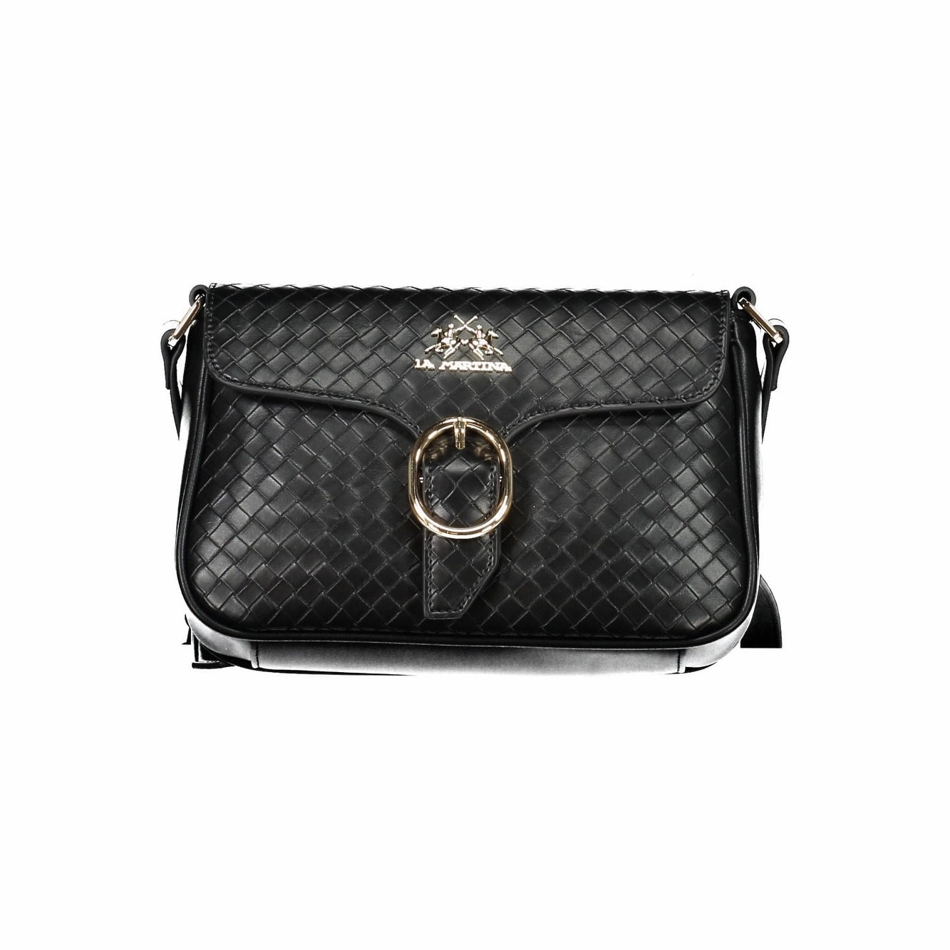 La Martina Black Polyethylene Women Women's Handbag