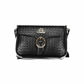 La Martina Black Polyethylene Women Women's Handbag