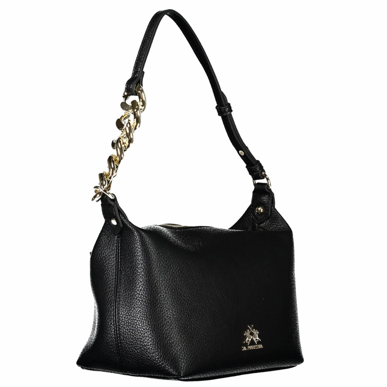 La Martina Black Polyethylene Women Women's Handbag