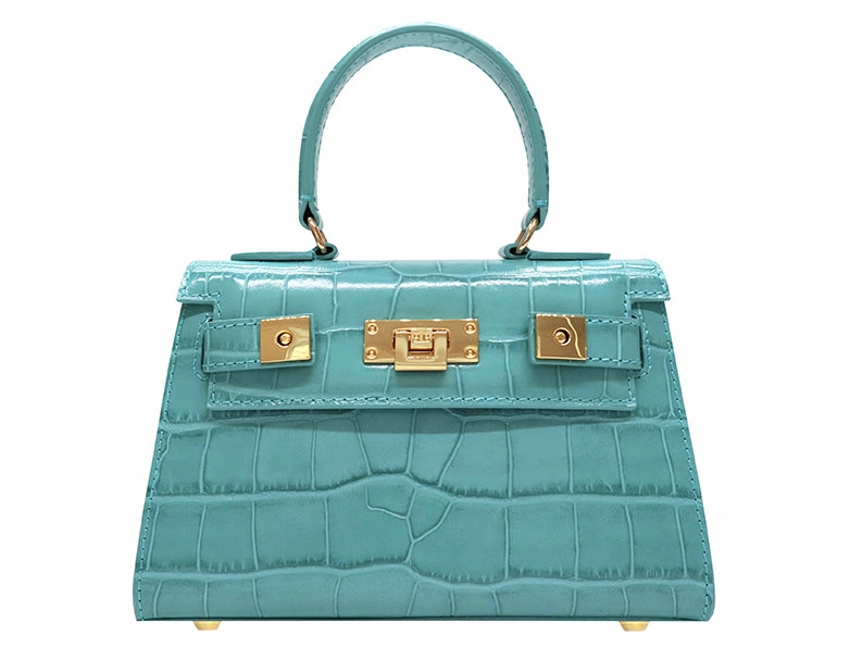 Lalage Maya small top handle handbag with optional crossbody strap