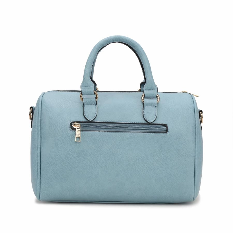 Lara Vegan Leather Womens Satchel with wallet - 2 pieces