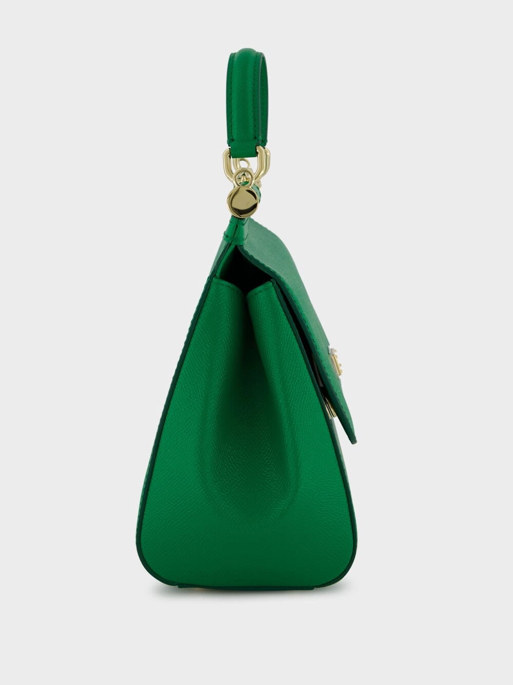 Large Sicily Green Leather Tote